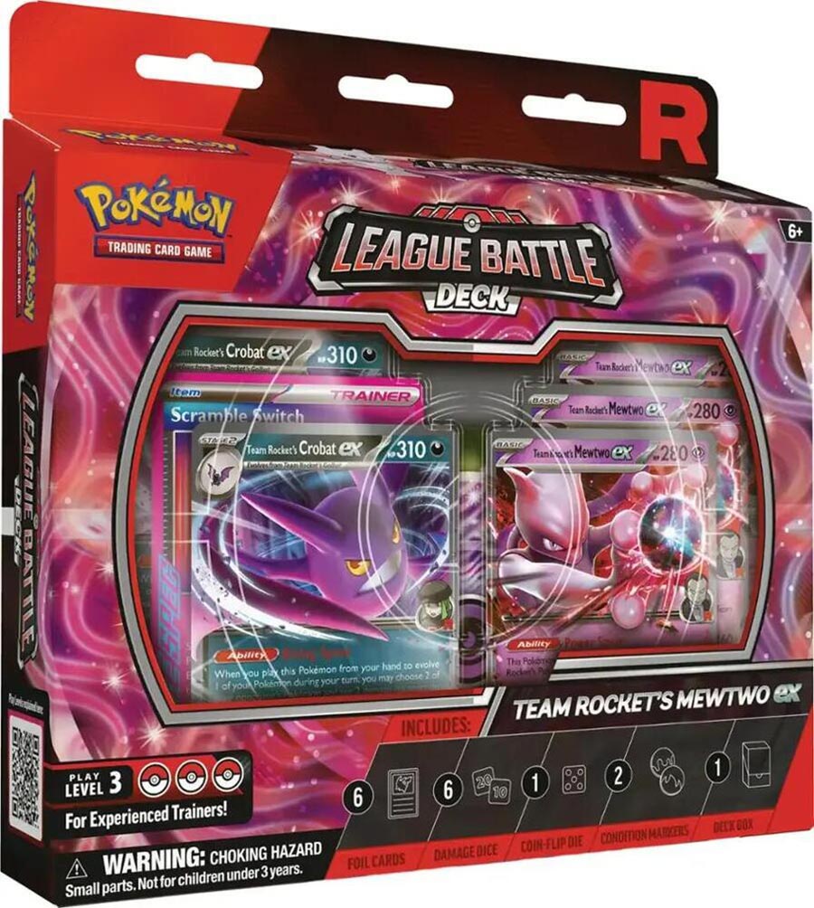 Pokemon Team Rockets Mewtwo ex League Battle Deck