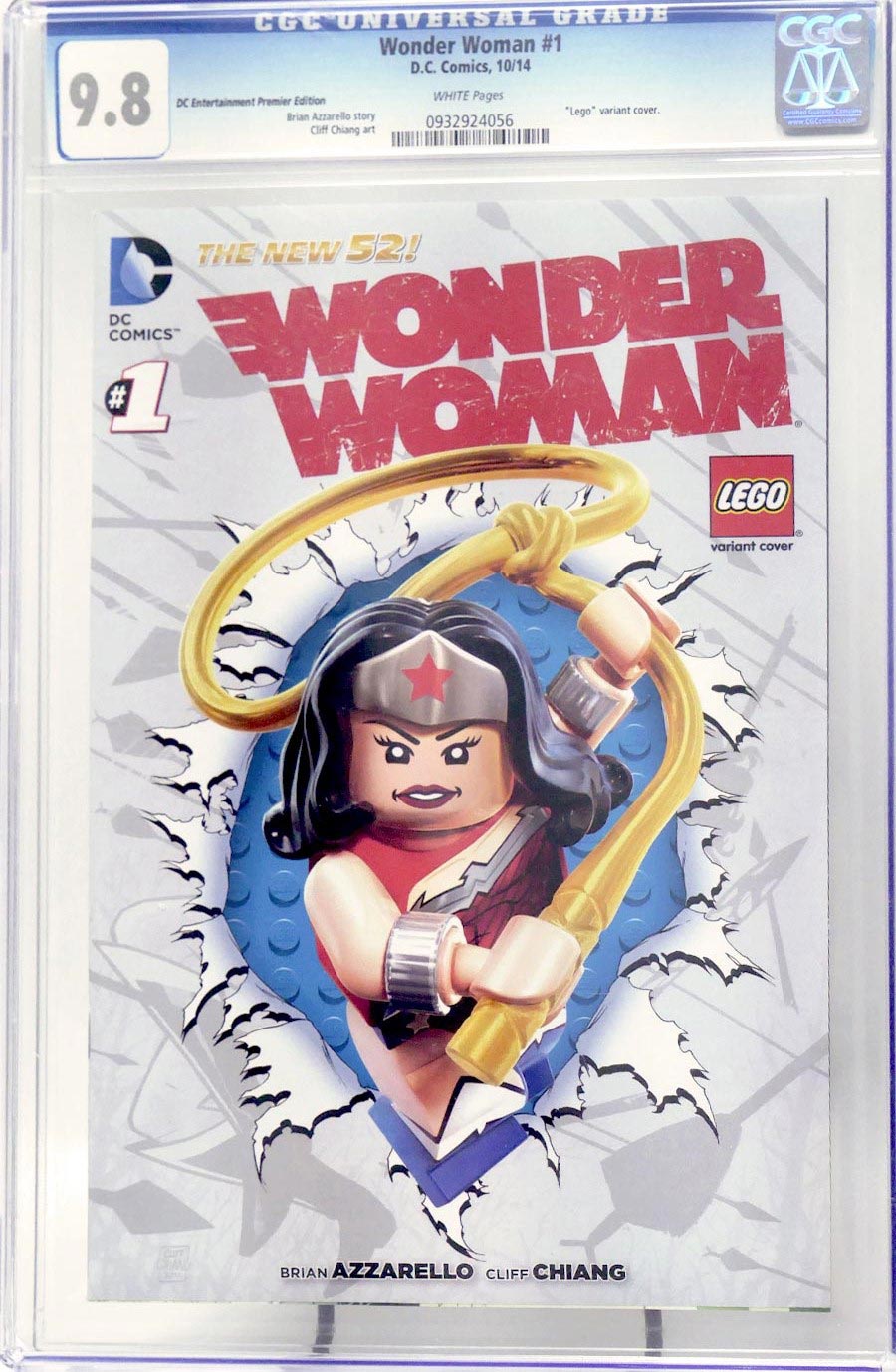 Wonder Woman Vol 4 #36 Cover F Variant DC Lego Cover CGC 9.8