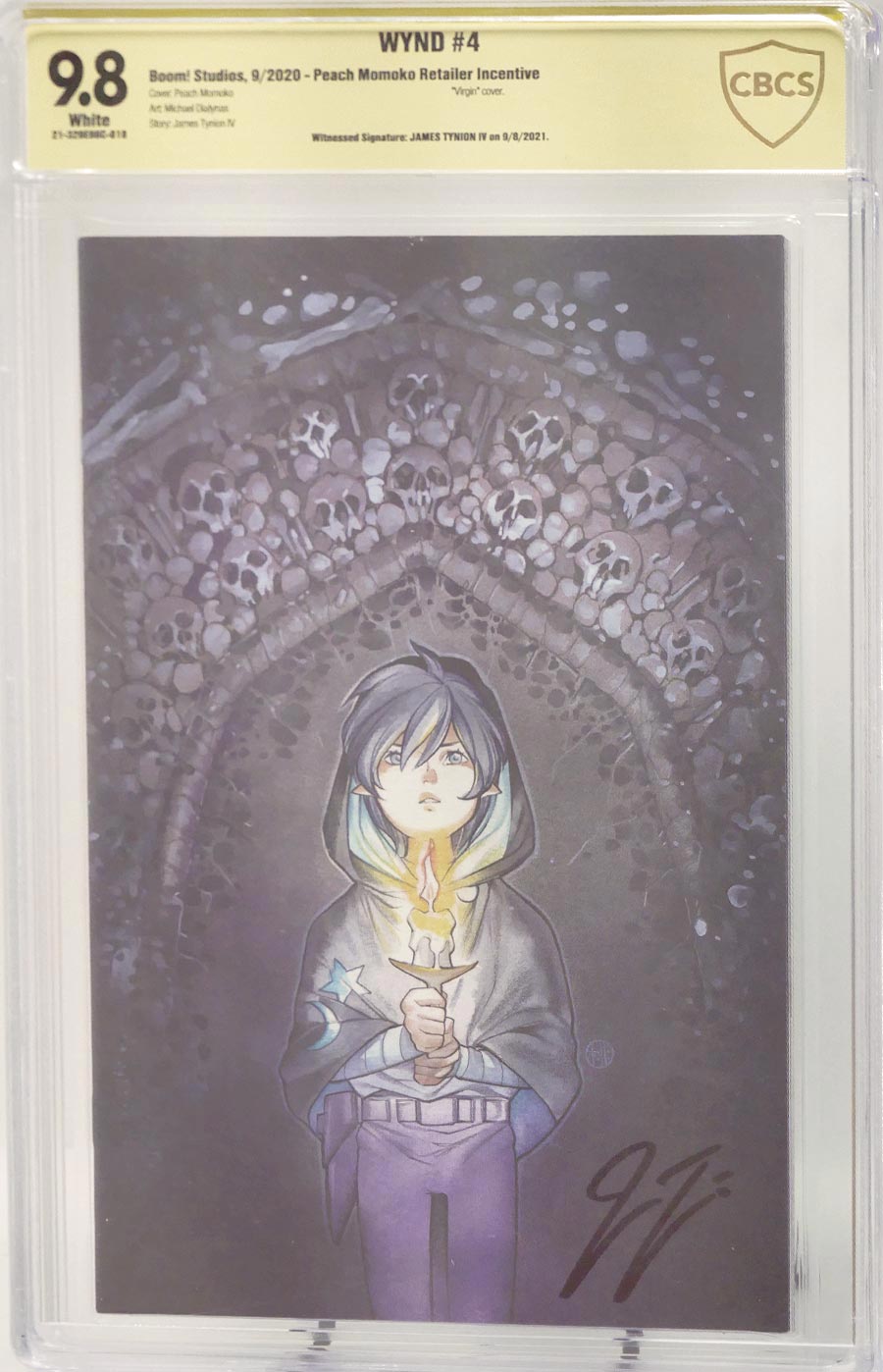 Wynd #4 Cover D Incentive Peach Momoko Variant Cover CBCS Signature Series 9.8 Signed By James Tynion IV