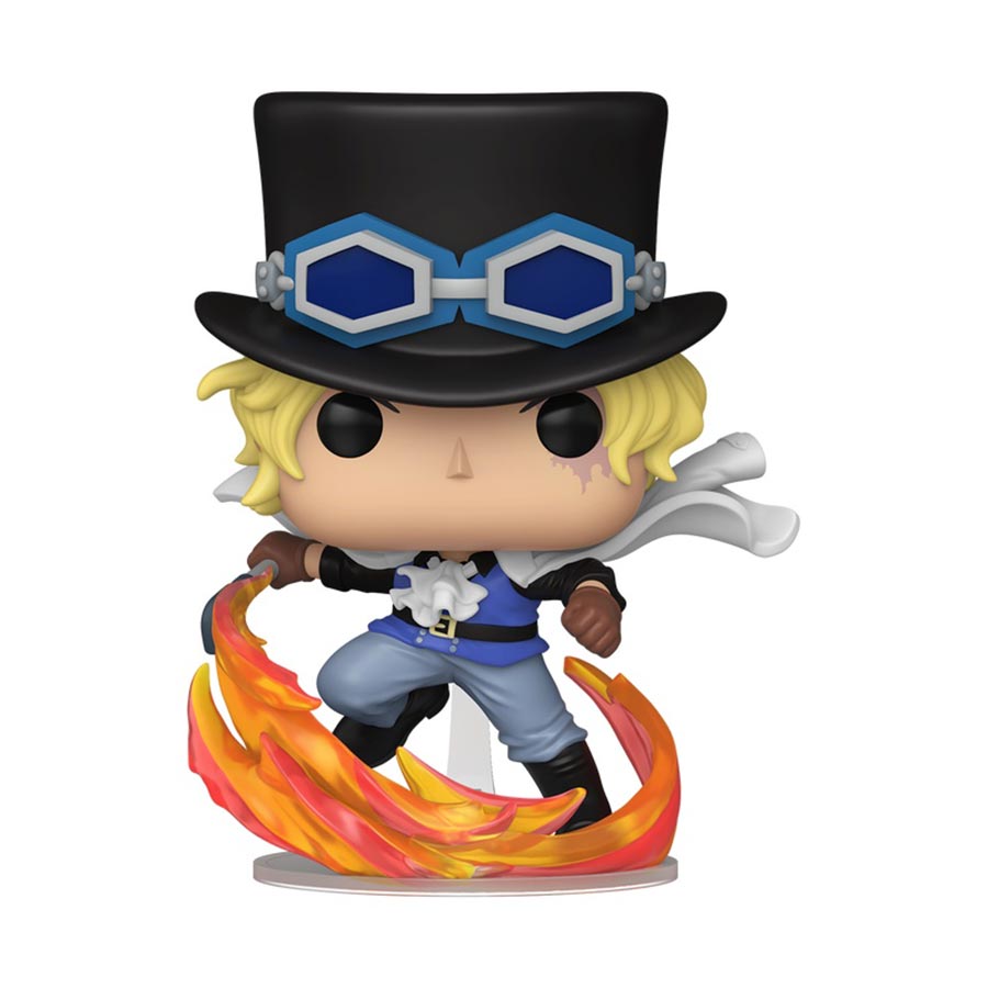 POP Animation One Piece Sabo With Pipe Vinyl Figure
