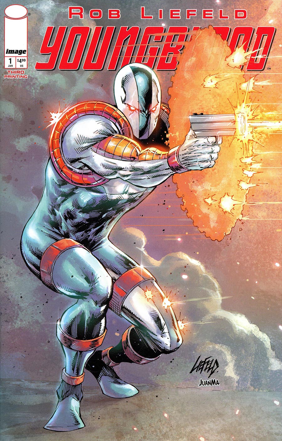 Youngblood Vol 6 #1 Cover S 3rd Ptg A Rob Liefeld Die Hard Variant Cover