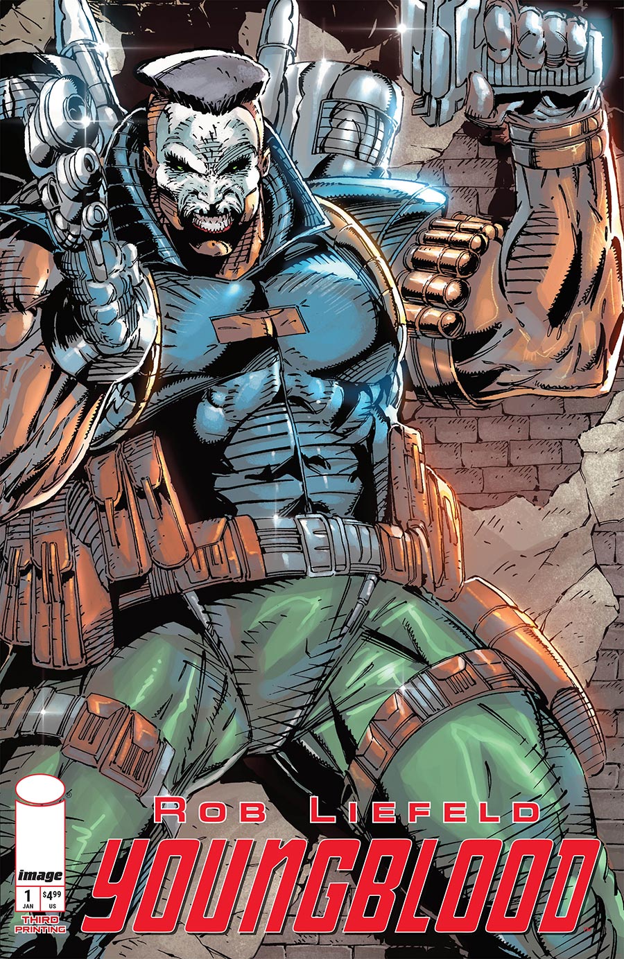 Youngblood Vol 6 #1 Cover T 3rd Ptg B Rob Liefeld Chapel Variant Cover