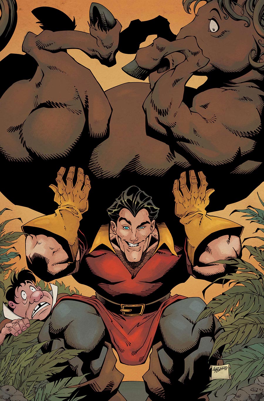 Disney Villains Gaston #1 Cover G Incentive Will Robson Virigin Cover