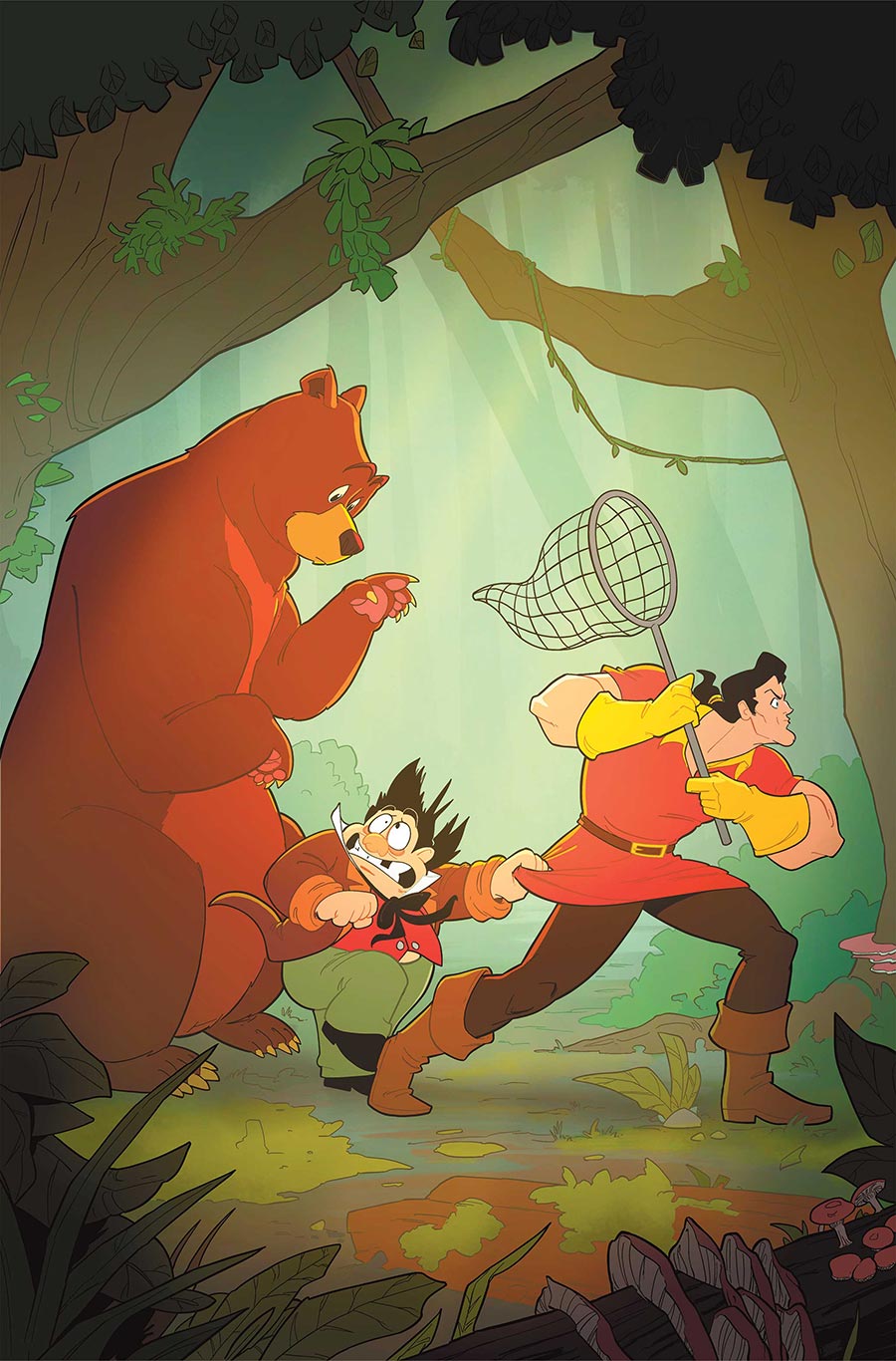 Disney Villains Gaston #1 Cover J Incentive Ted Brandt & Ro Stein Virgin Cover