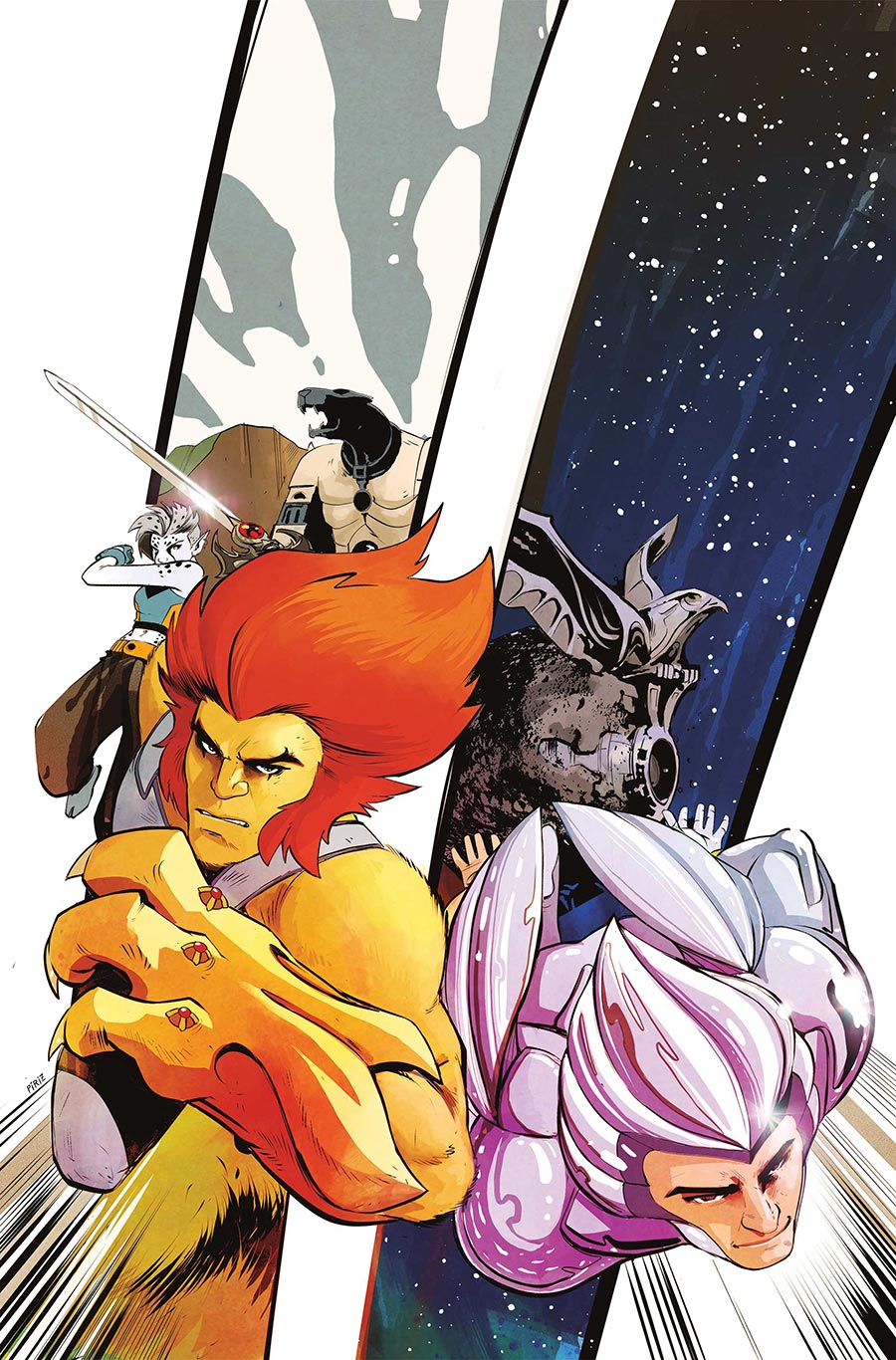 Thundercats x Silverhawks Road To War #1 (One Shot) Cover N Incentive Sebastian Piriz Virgin Cover