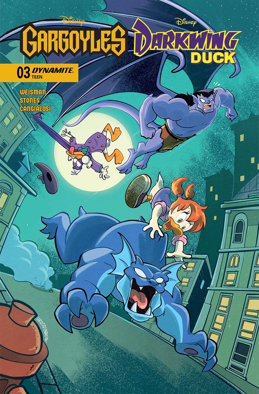 Gargoyles Darkwing Duck #3 Cover C Variant Carlo Lauro Cover