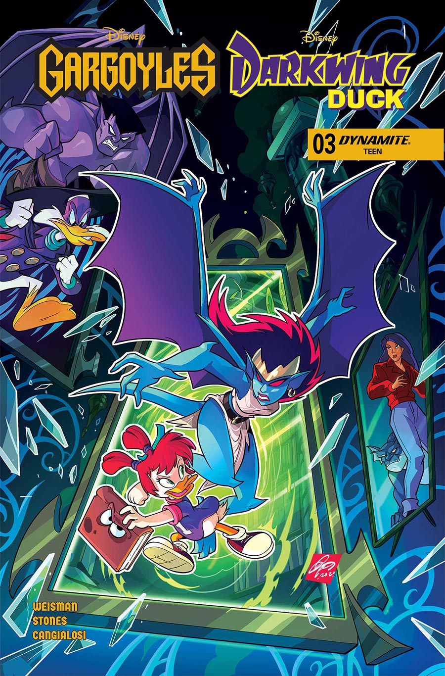 Gargoyles Darkwing Duck #3 Cover D Variant Ciro Cangialosi Cover