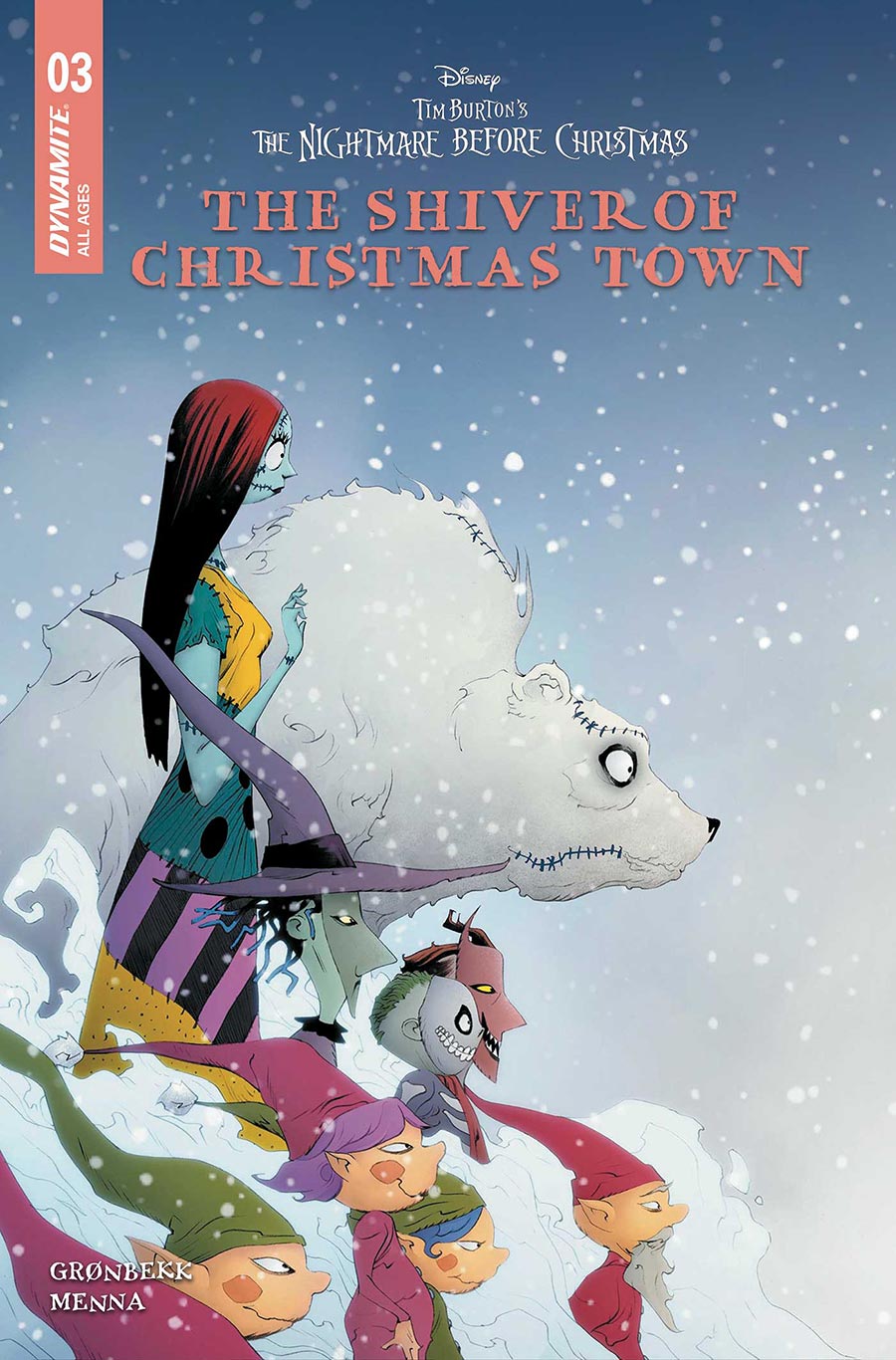 Disney Tim Burtons The Nightmare Before Christmas The Shiver Of Christmas Town #3 Cover A Regular Jae Lee & June Chung Cover