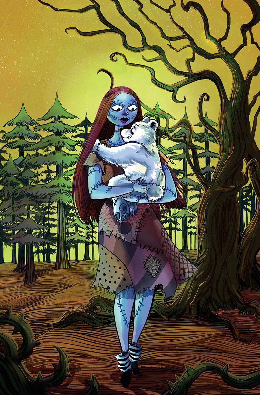 Disney Tim Burtons The Nightmare Before Christmas The Shiver Of Christmas Town #3 Cover H Incentive Soo Lee Virgin Cover