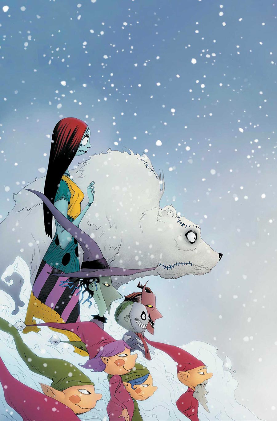 Disney Tim Burtons The Nightmare Before Christmas The Shiver Of Christmas Town #3 Cover I Incentive Jae Lee & June Chung Virgin Cover