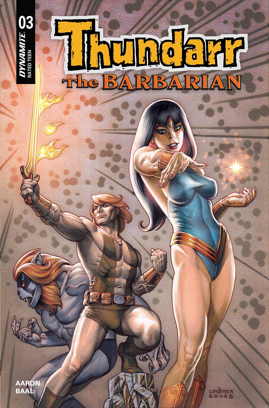 Thundarr The Barbarian #3 Cover D Variant Joseph Michael Linsner Cover