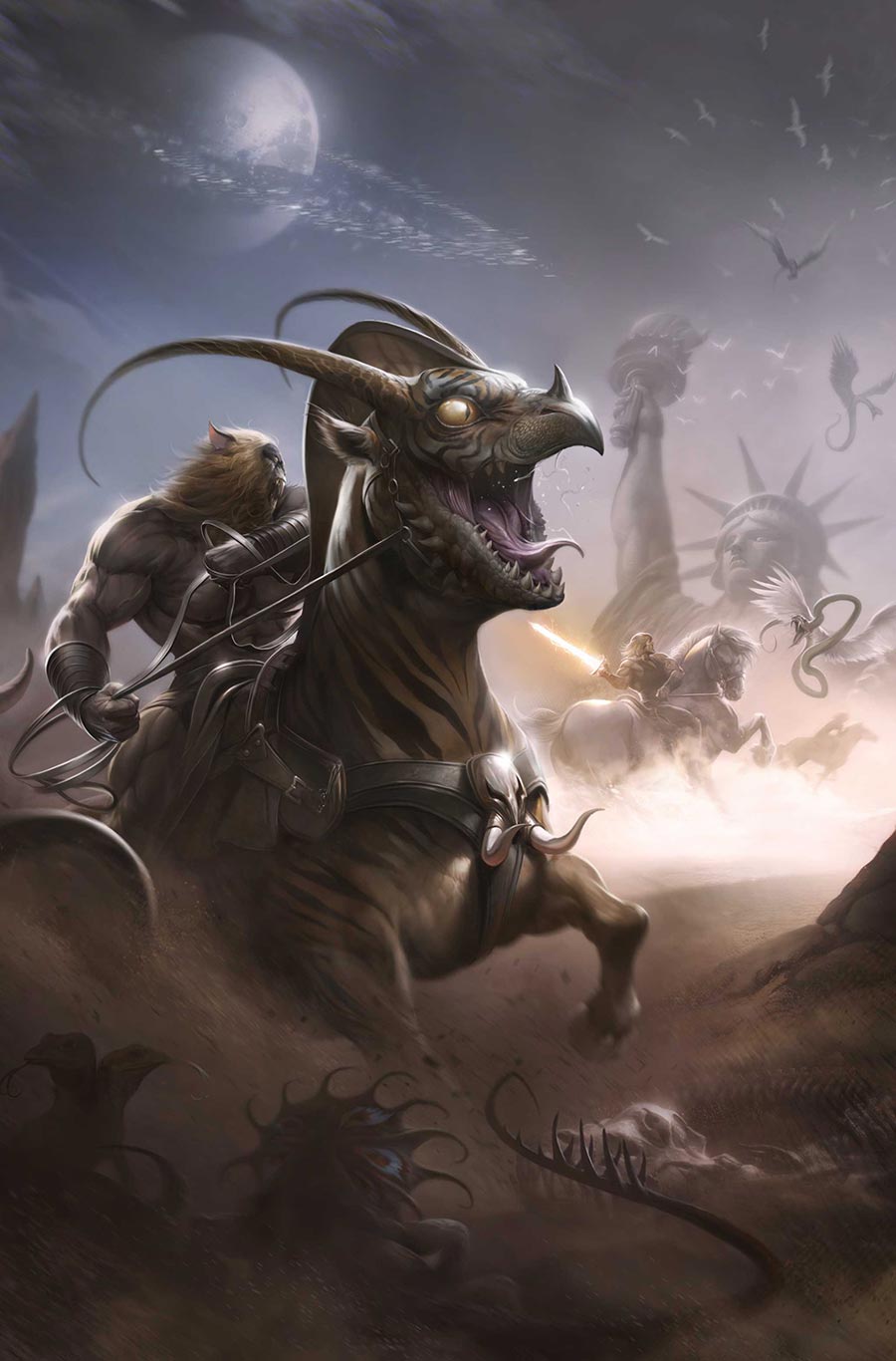 Thundarr The Barbarian #3 Cover J Incentive Francesco Mattina Virgin Cover