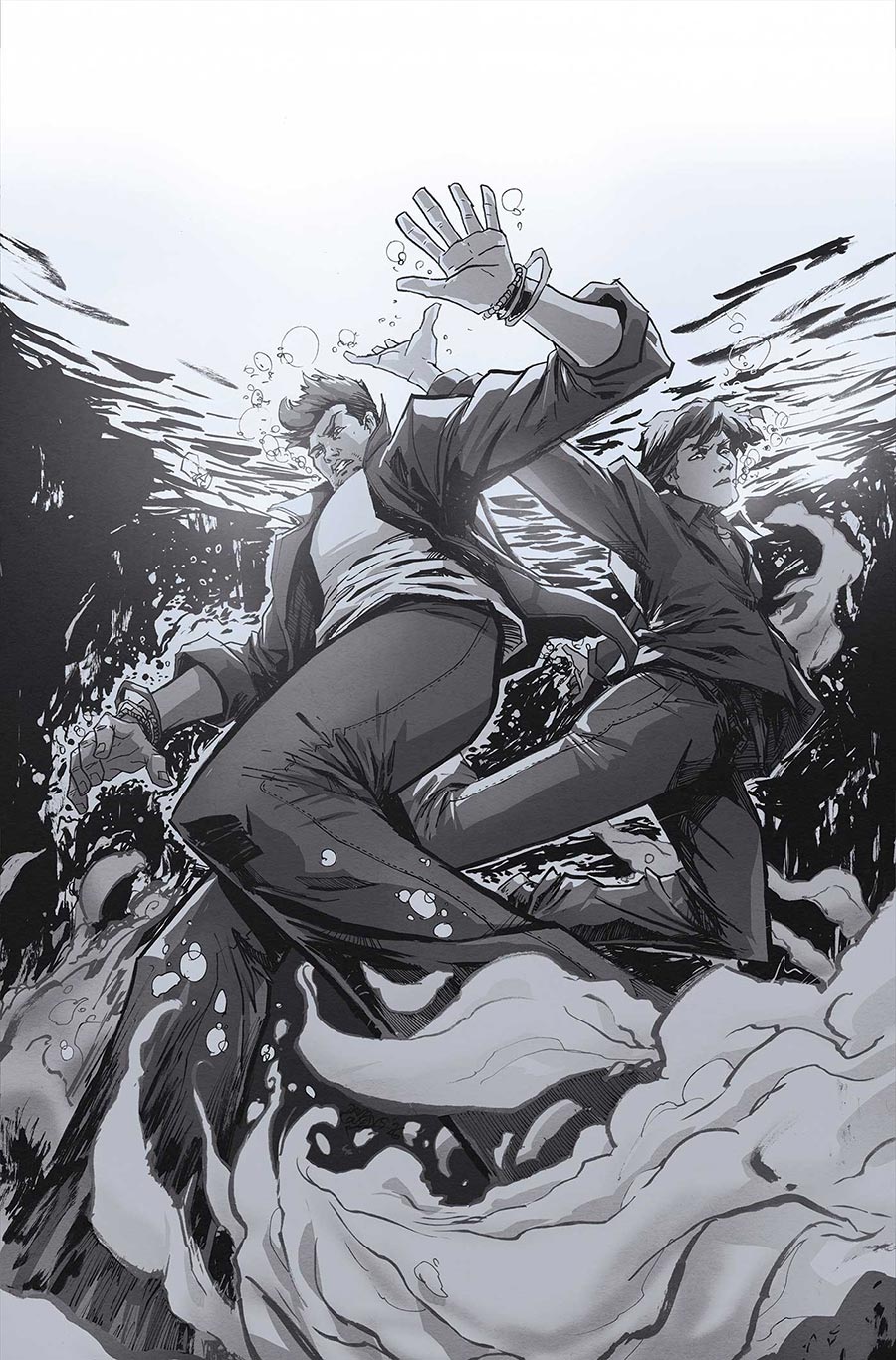 Supernatural Vol 2 #6 Cover H Incentive David Cousens Line Art Virgin Cover