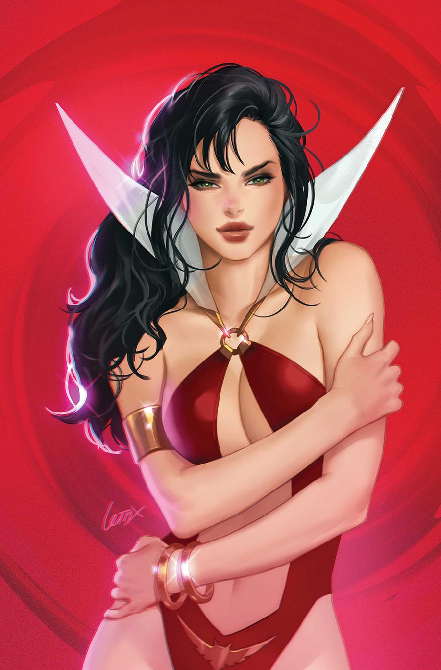 Vampirella Armageddon #9 Cover H Incentive Lesley Leirix Li Virgin Cover