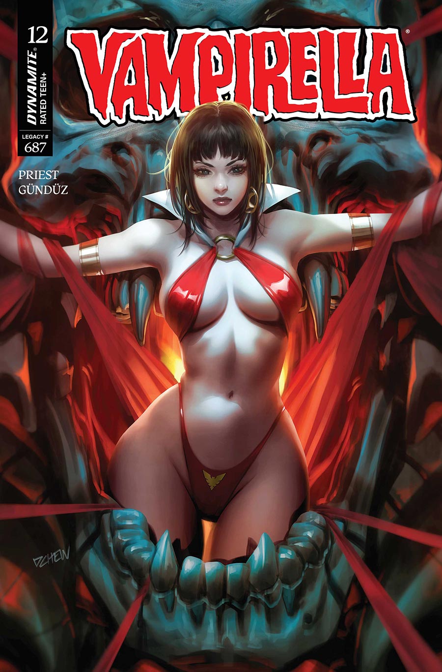Vampirella Vol 9 #12 Cover B Variant Derrick Chew Cover (#687)