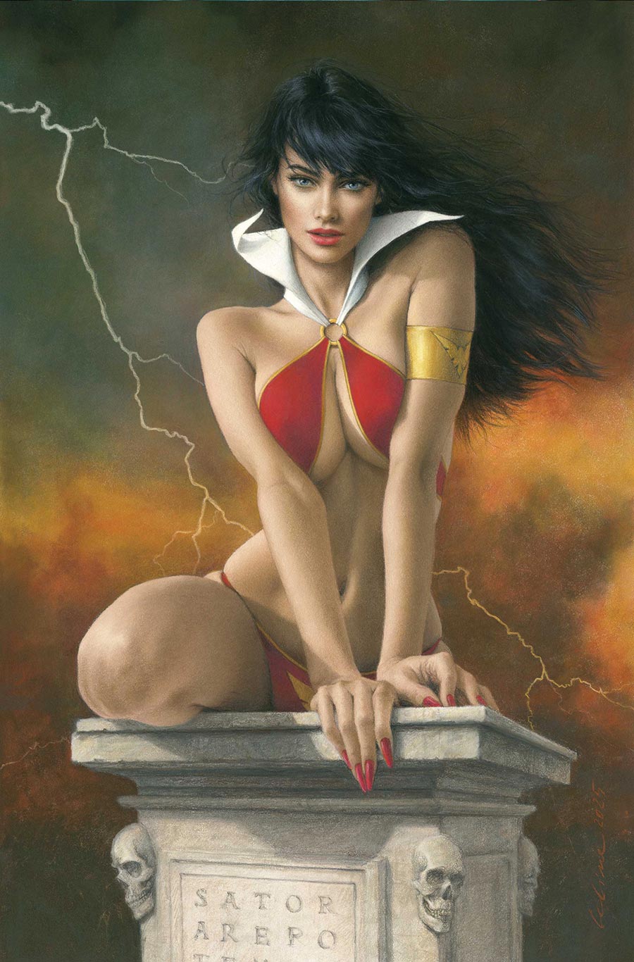 Vampirella Vol 9 #12 Cover J Incentive Celina Virgin Cover (#687)
