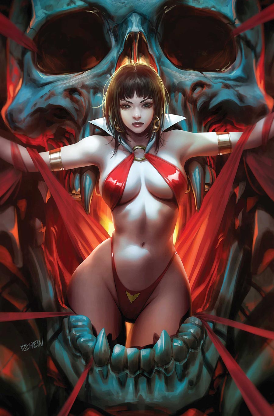 Vampirella Vol 9 #12 Cover K Incentive Derrick Chew Virgin Cover (#687)