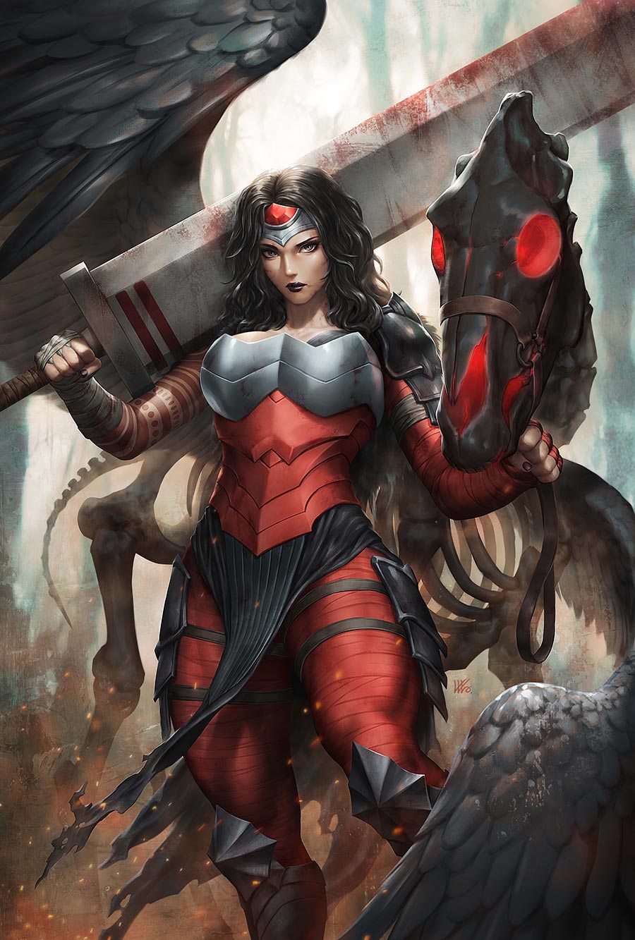 Absolute Wonder Woman #18 Cover C Variant Kendrick kunkka Lim Card Stock Cover (DC All In)