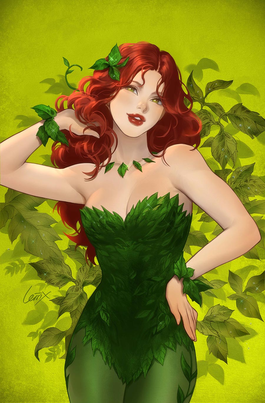 Poison Ivy #42 Cover E Variant Lesley Leirix Li Womens History Month Card Stock Cover (DC All In)