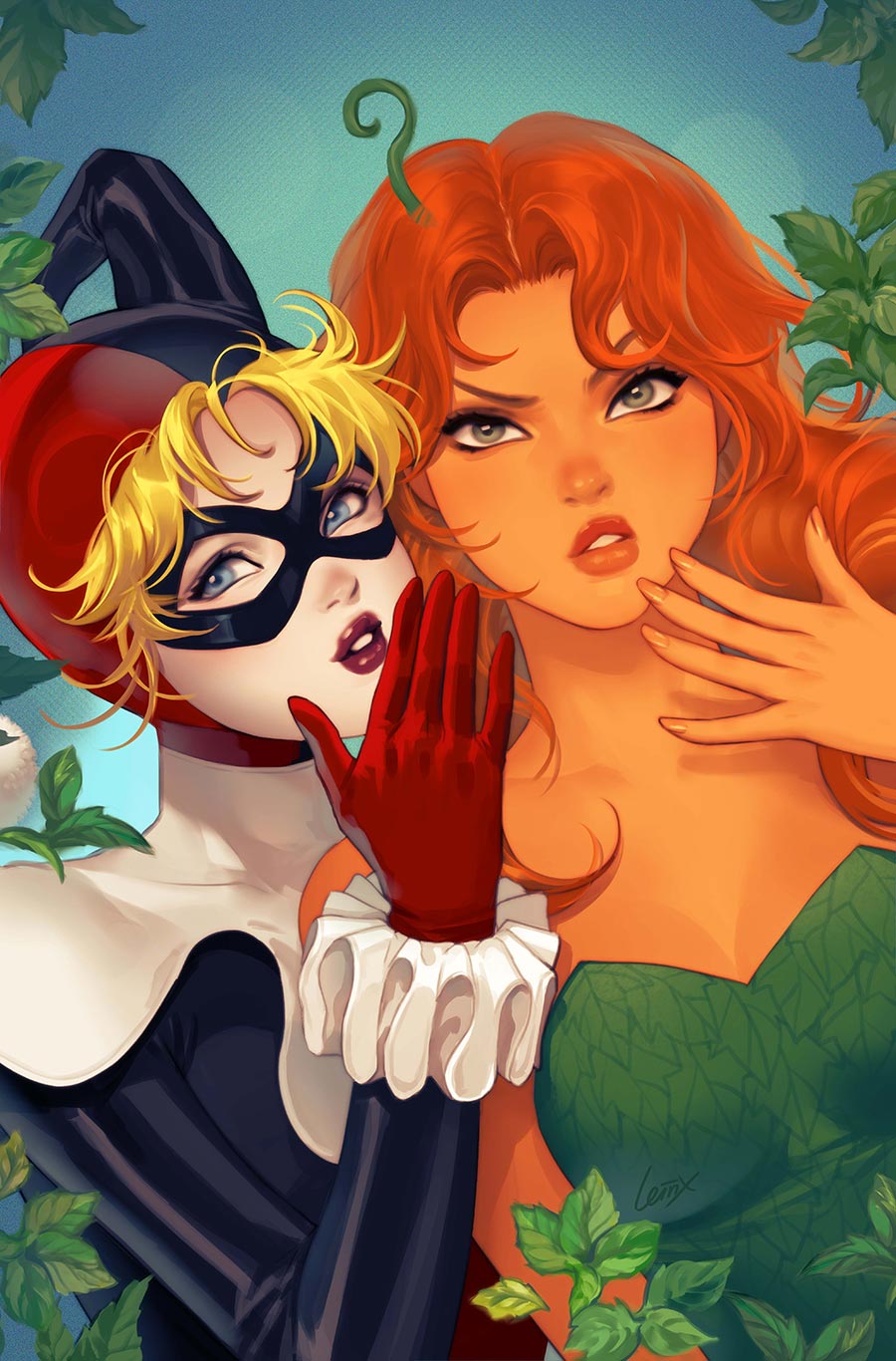 Harley And Ivy Life And Crimes #4 Cover B Variant Lesley Leirix Li Card Stock Cover (DC All In)