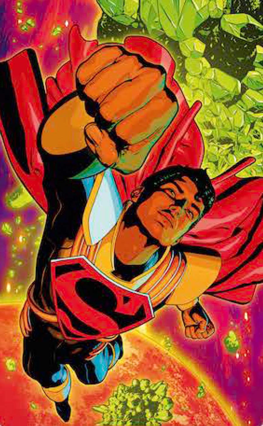 Superman Vol 7 #36 Cover G Variant ACO Reign Of The Superboys Connecting Card Stock Cover (DC All In)