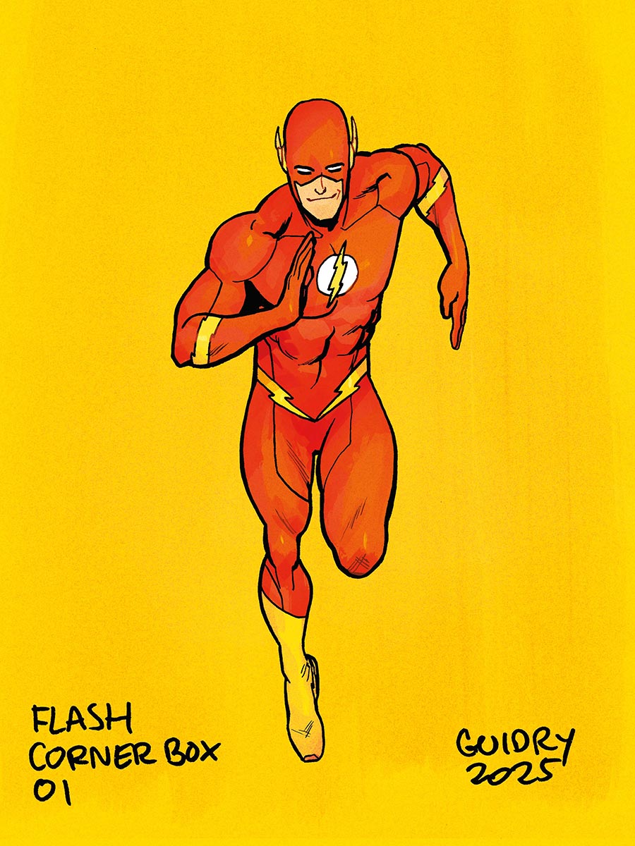 Flash Vol 6 #31 Cover E Variant Gavin Guidry Corner Box Spot Foil Cover (DC All In)