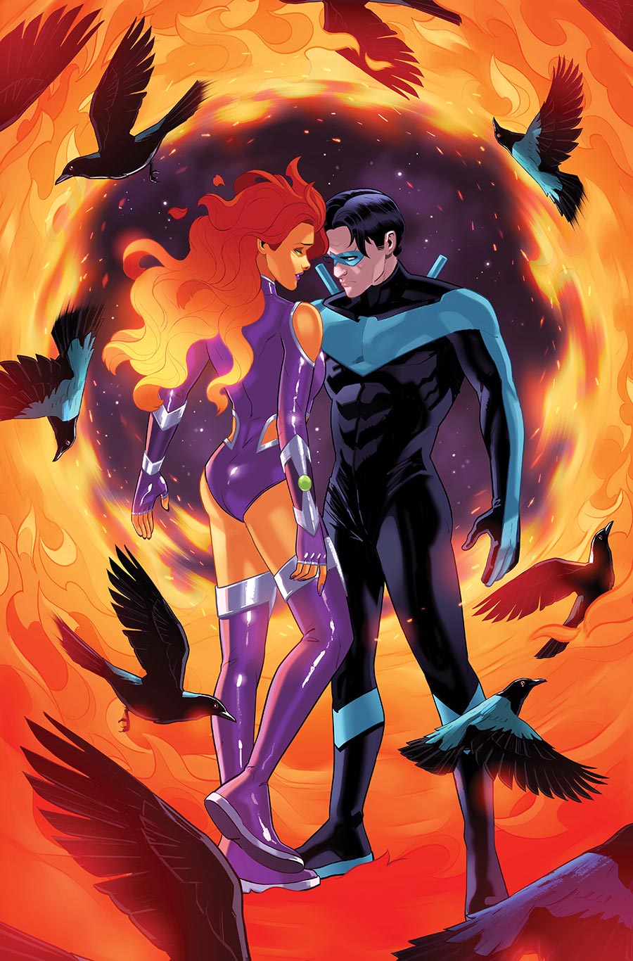 New Titans Vol 2 #33 Cover B Variant Stephen Byrne Card Stock Cover (DC All In)