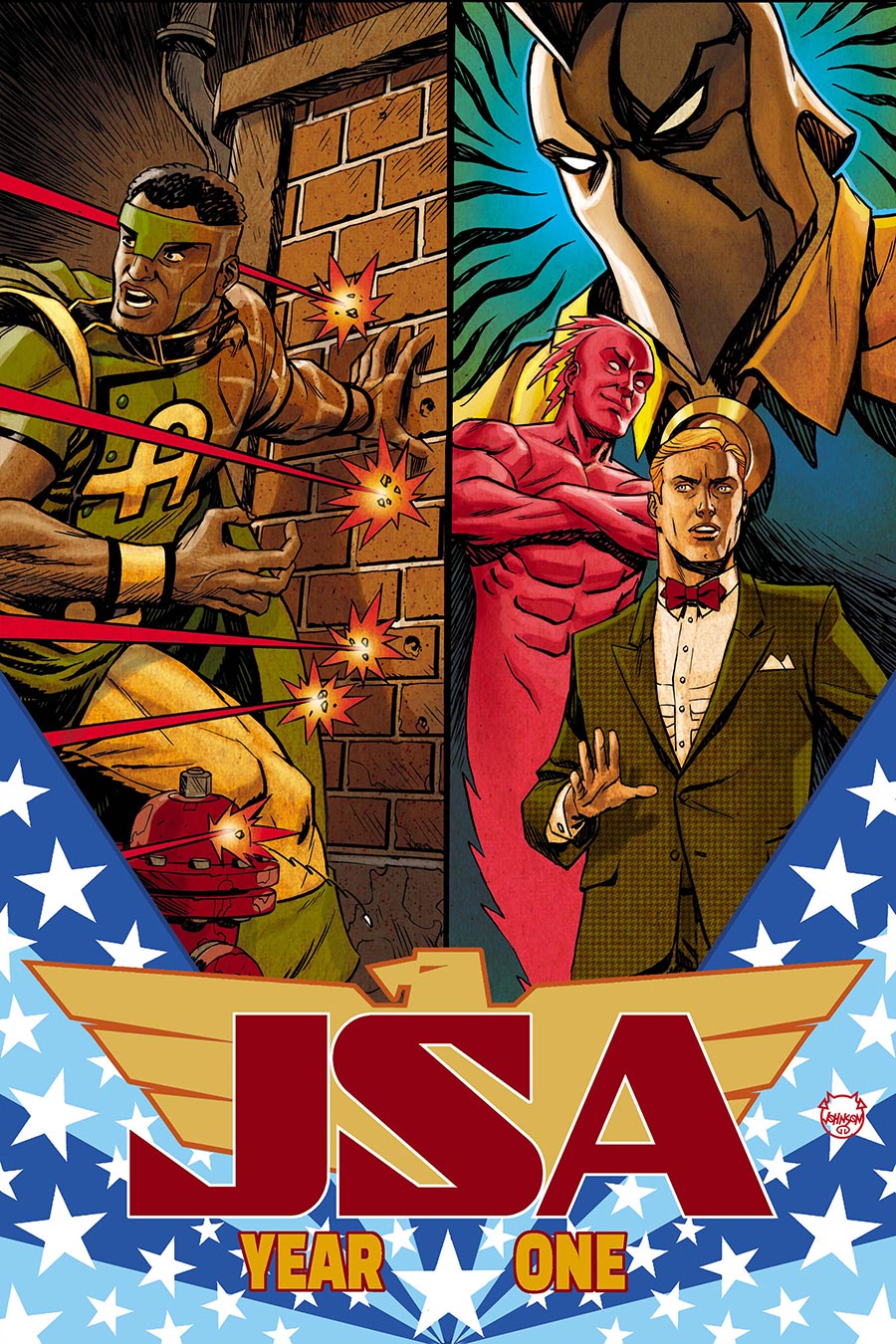 JSA Vol 2 #17 Cover A Regular Dave Johnson Cover (DC All In)
