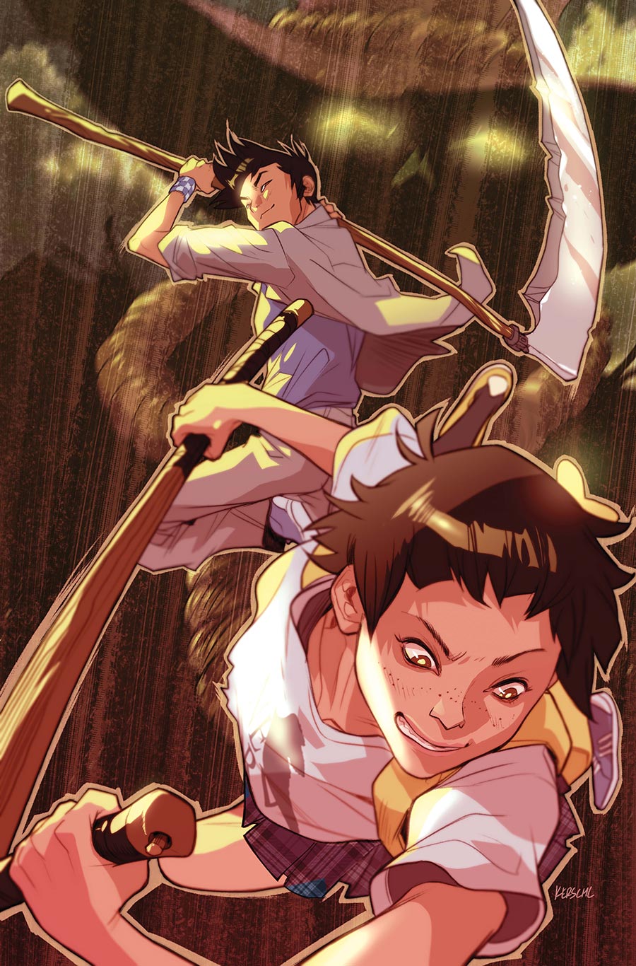 Gotham Academy First Year #6 Cover B Variant Karl Kerschl Card Stock Cover