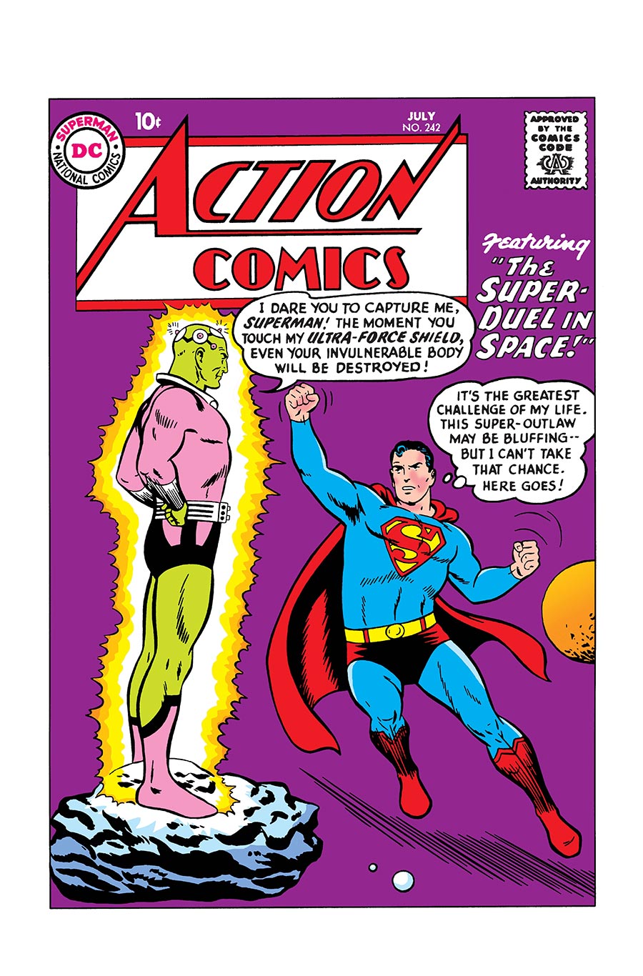 Action Comics #242 Facsimile Edition Cover C Variant Curt Swan Foil Cover