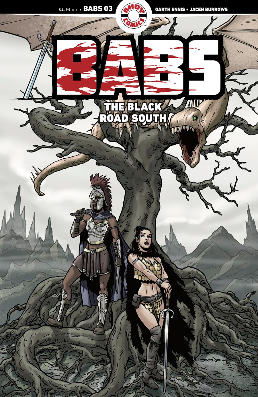 Babs The Black Road South #3 Cover A Regular Jacen Burrows Cover