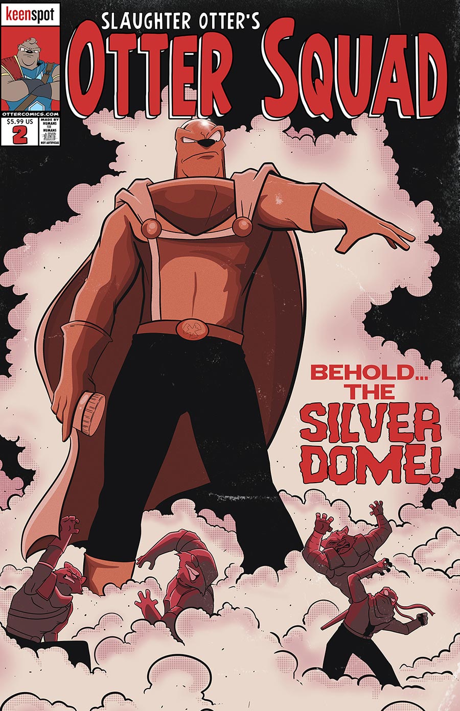 Slaughter Otters Otter Squad #2 Cover B Variant J Hammond Marvel Super Action 18 Homage Cover