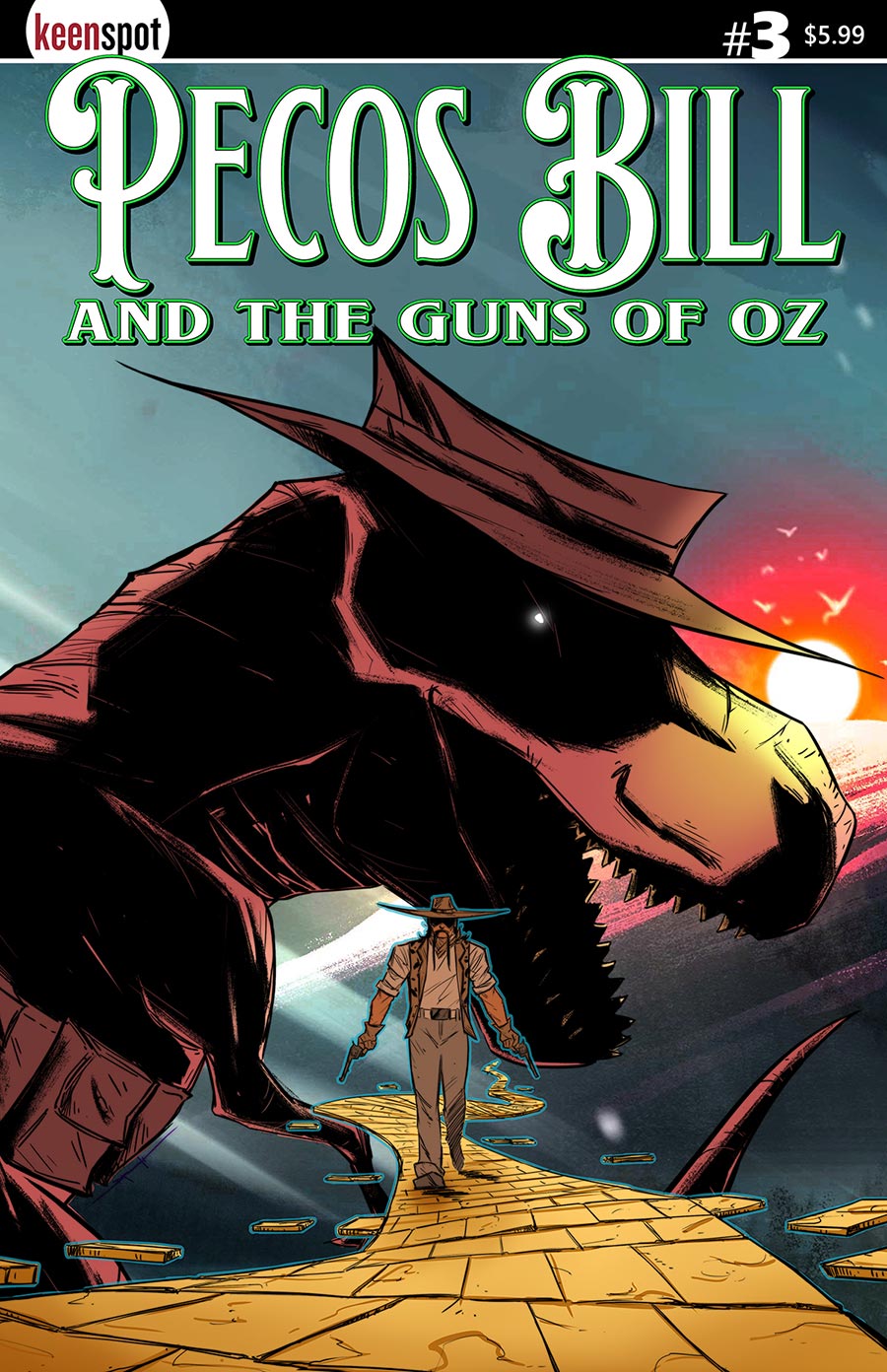 Pecos Bill And The Guns Of Oz #3 Cover C Variant Barush Merling Cover