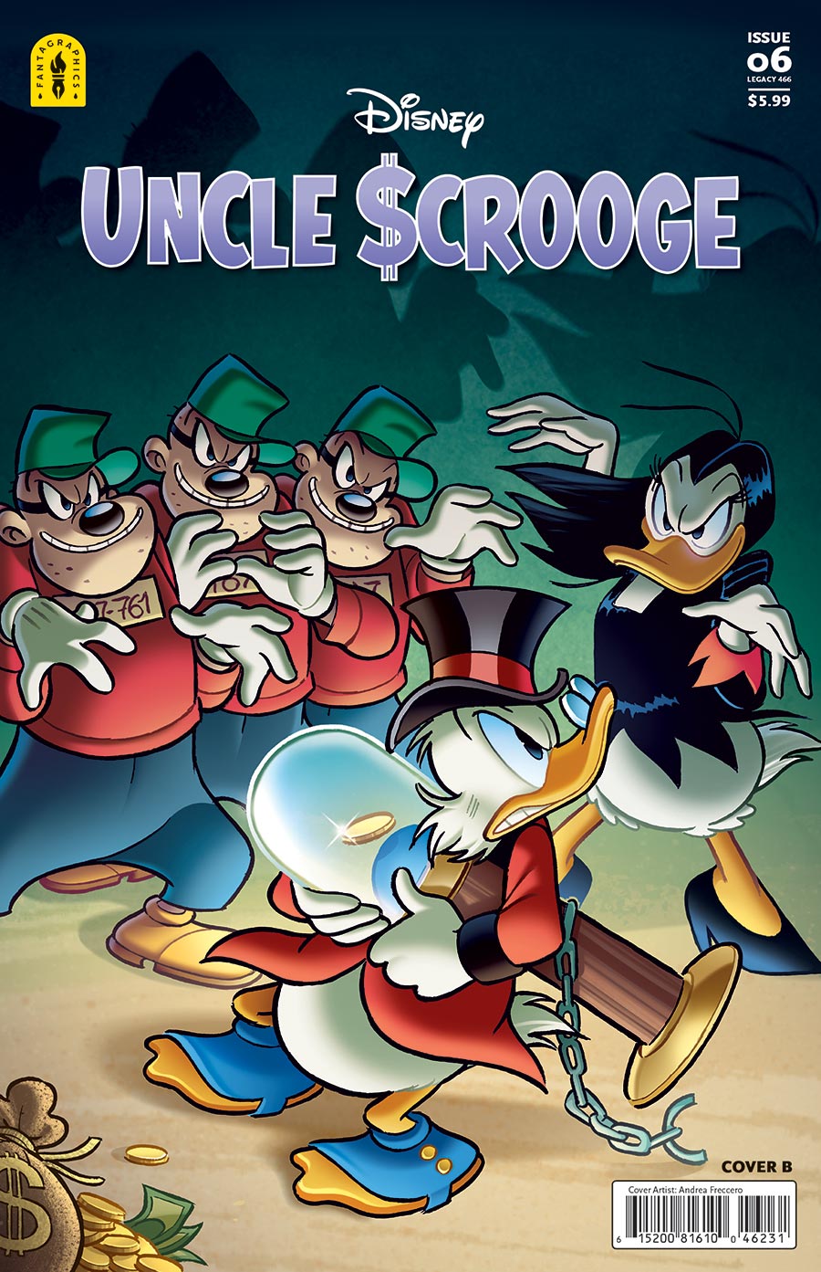 Uncle Scrooge Vol 3 #6 By Moonlights Blight Cover B Variant Andrea Freccero Cover (#466)