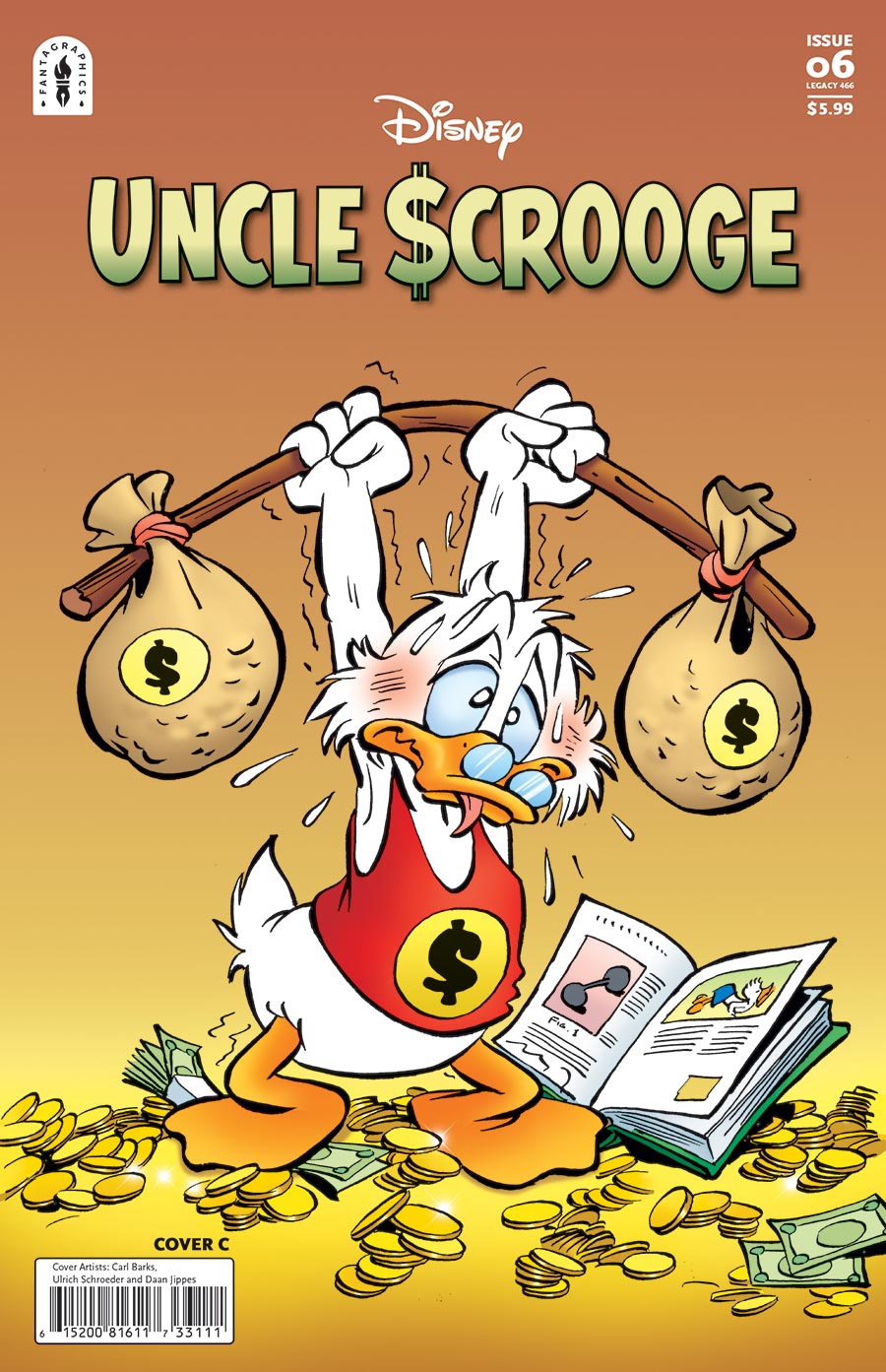 Uncle Scrooge Vol 3 #6 By Moonlights Blight Cover C Incentive Carl Barks Daan Jippes & Ulrich Schroeder Variant Cover (#466)