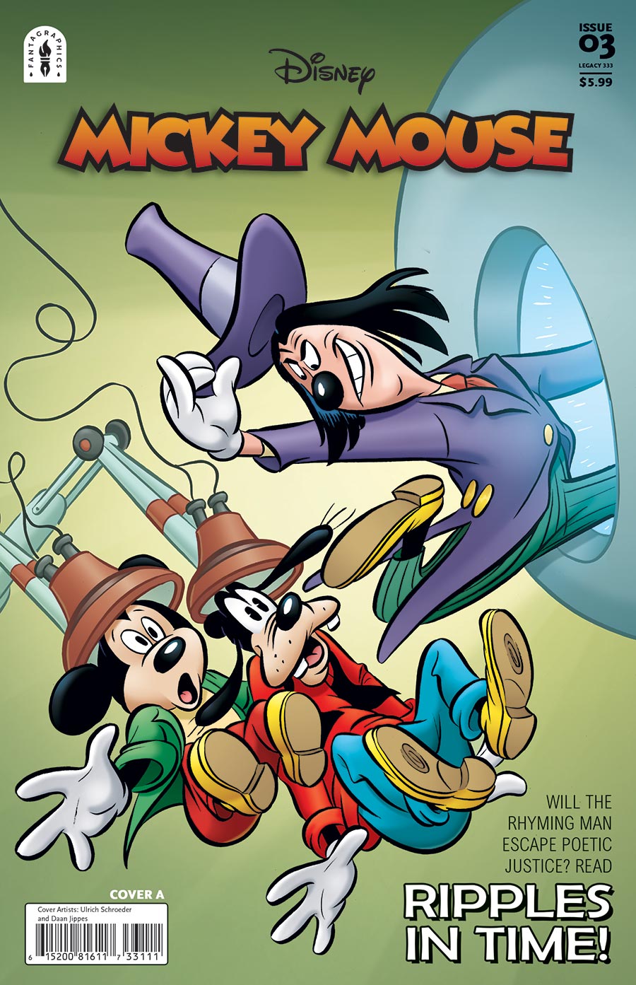 Mickey Mouse Vol 3 #3 Ripples In Time Part 2 Cover A Regular Ulrich Schroeder & Daan Jippes Cover (#333)