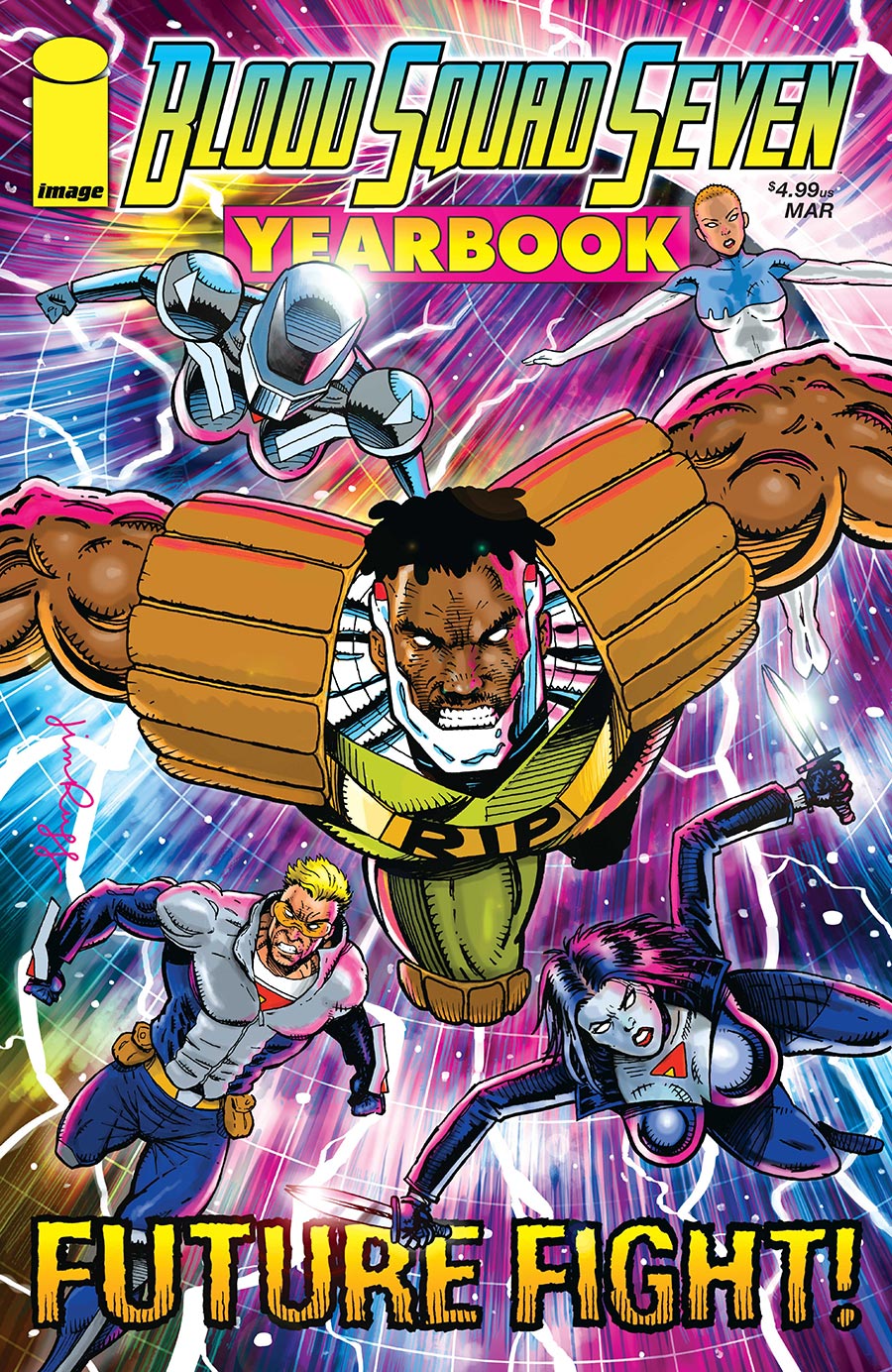 Blood Squad Seven Yearbook #1 Cover B Incentive Jim Rugg Variant Cover