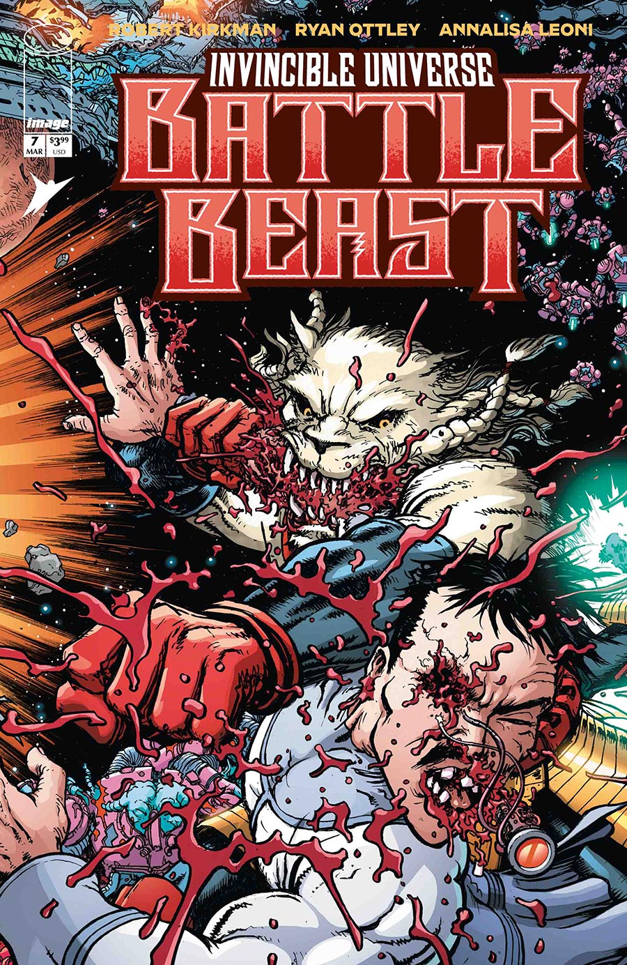 Invincible Universe Battle Beast #7 Cover C Incentive Chris Burnham & Brian Reber Variant Cover