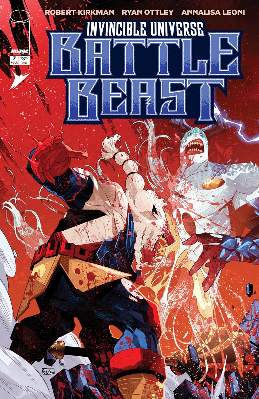 Invincible Universe Battle Beast #7 Cover E Incentive Edwin Galmon Variant Cover