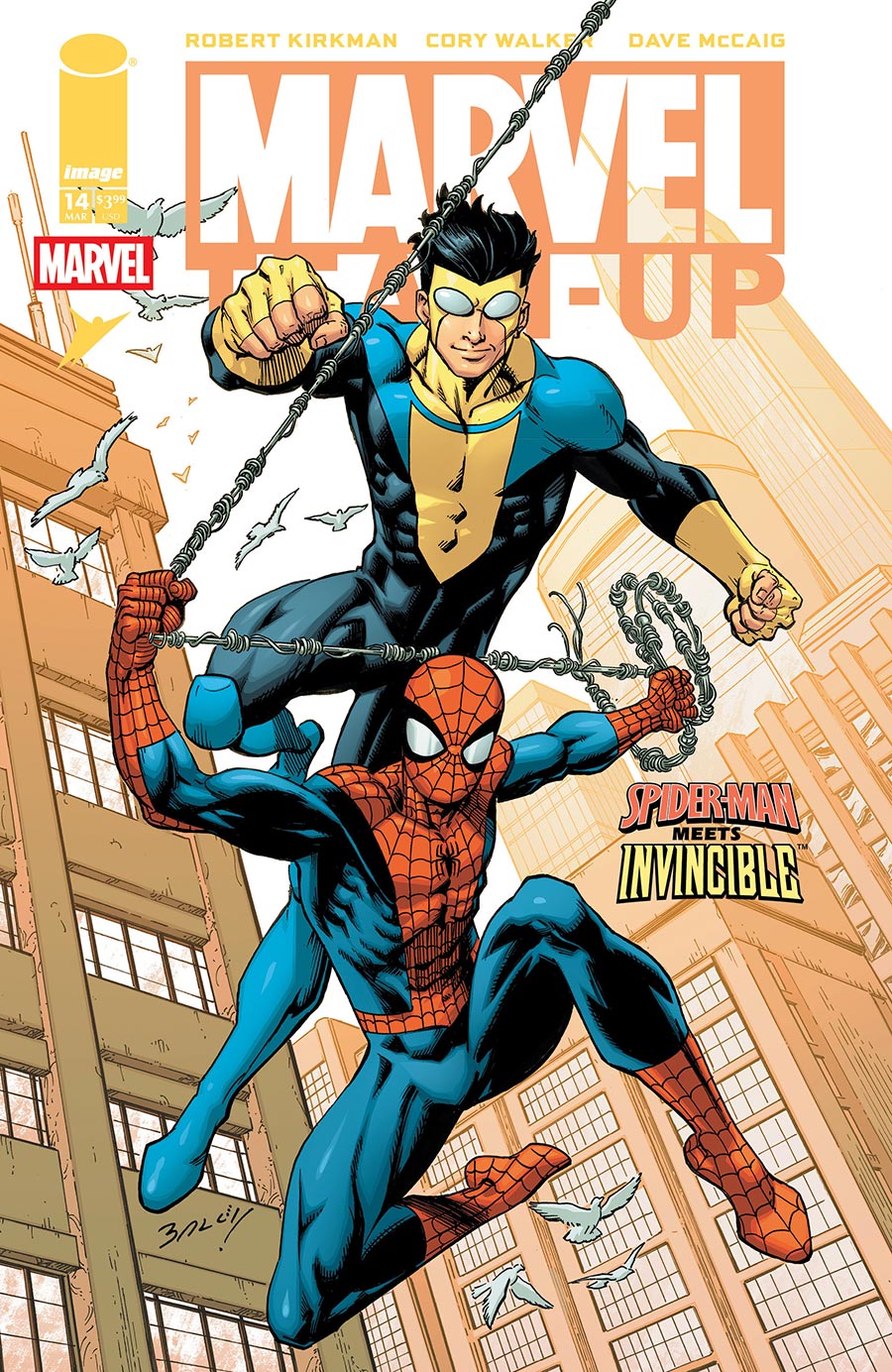 Marvel Team-Up Vol 3 #14 Facsimile Edition Cover E Variant Mark Bagley & Dave McCaig Cover (Limit 1 Per Customer)