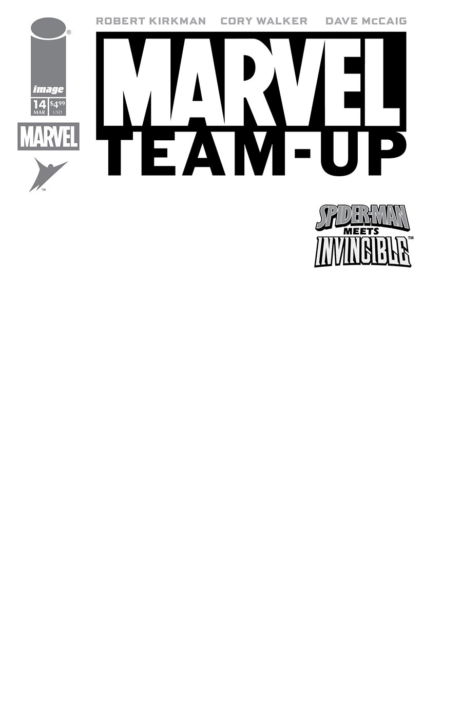 Marvel Team-Up Vol 3 #14 Facsimile Edition Cover G Variant Blank Cover (Limit 1 Per Customer)