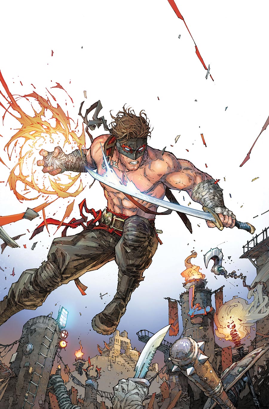 Final Boss #5 Cover F Incentive Kenneth Rocafort Spot Foil Variant Cover