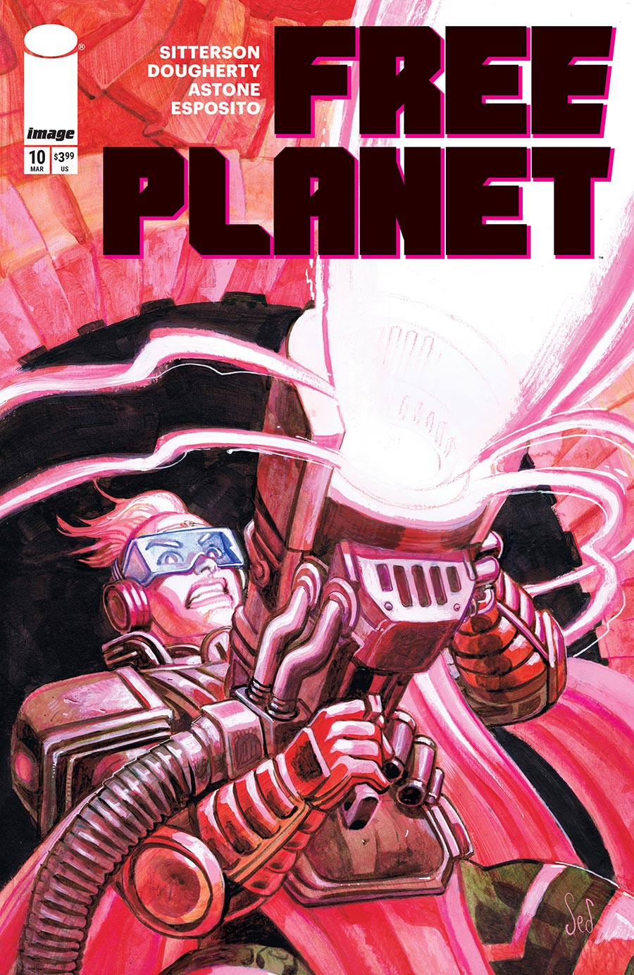 Free Planet #10 Cover B Variant Jed Dougherty Cover