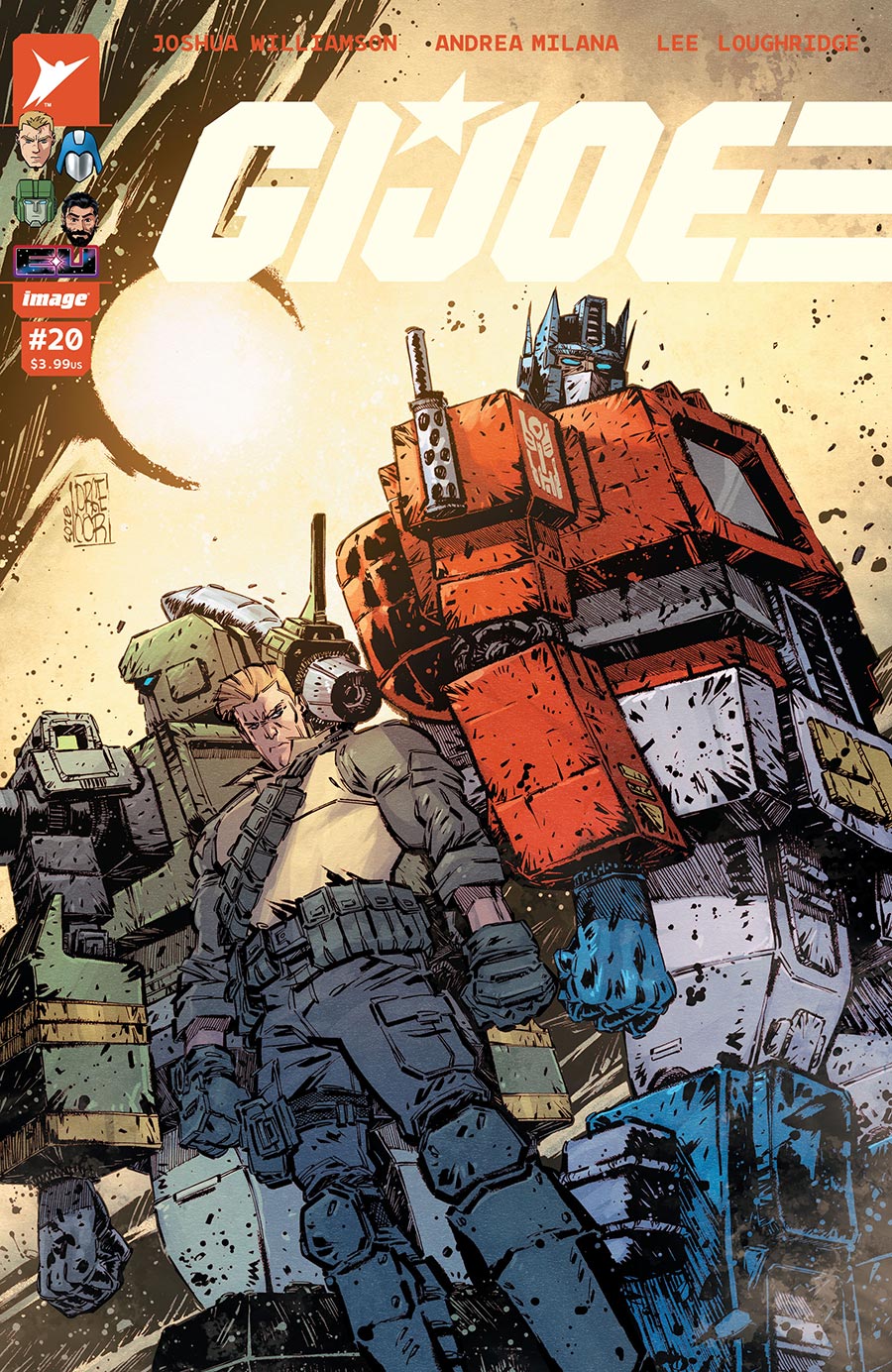 GI Joe Vol 10 #20 Cover E Incentive Jorge Corona & Mike Spicer Variant Cover