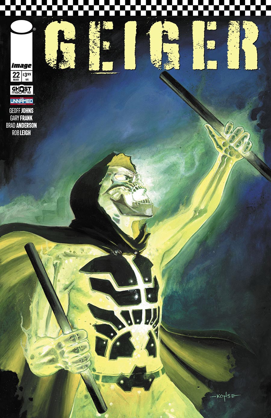 Geiger Vol 2 #22 Cover C Variant Lee Kohse Cover