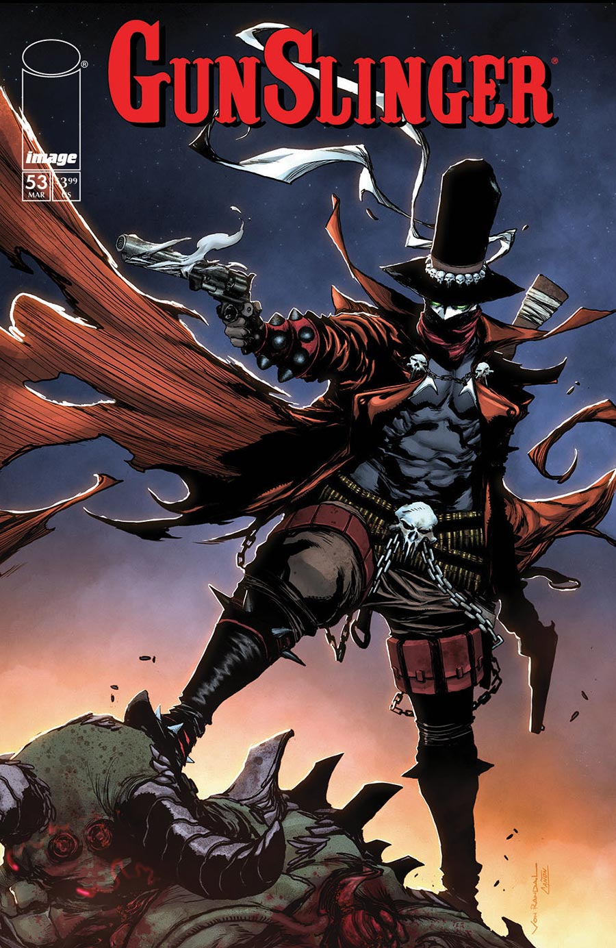Gunslinger Spawn #53 Cover A Regular Von Randal Cover