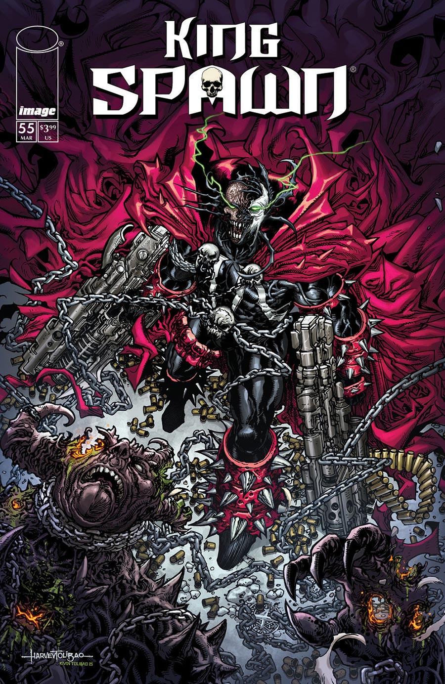 King Spawn #55 Cover A Regular Harvey Tolibao Cover