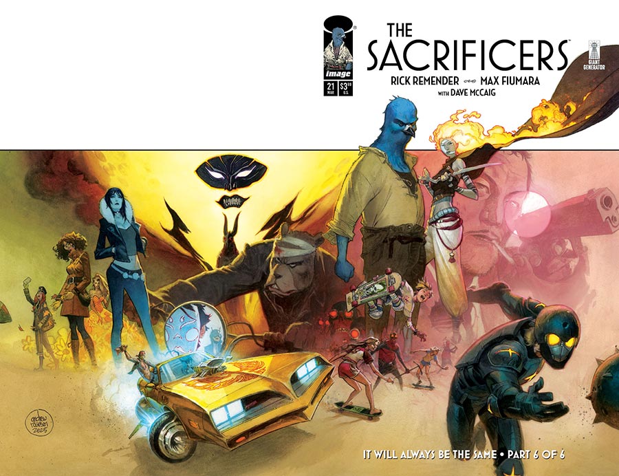 Sacrificers #21 Cover C Variant Andrew Robinson Wraparound Cover