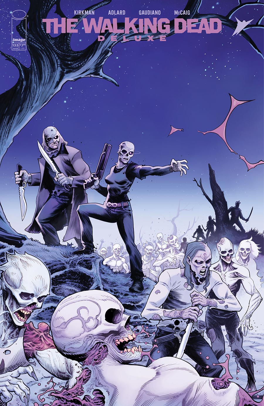 Walking Dead Deluxe #133 Cover C Variant Cliff Rathburn Cover