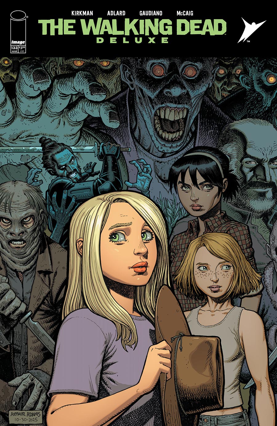 Walking Dead Deluxe #133 Cover D Variant Arthur Adams & Dave McCaig Cover